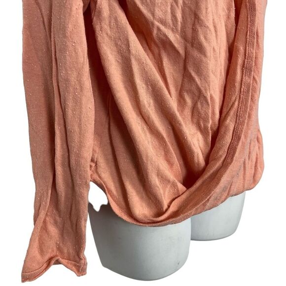 OUT FROM UNDER URBAN OUTFITTERS Pink Blouson Knit V-Neck Long Sleeve Top Shirt L - Picture 10 of 16